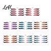 Glow In Dark Eye Stickers 8Pcs Self Adhesive Eyeliner Stickers Waterproof Glitter Tattoos Party Makeup Shiny Foil Eyelid Decals for Nightclub,