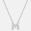 METROCITY JEWELRY M Basic Sterling Silver White Necklace A241SN9178WPA