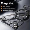 Металлическая чехол-бампер Oatsbasf Magsafe для Samsung Galaxy S24/S24+/S24 Ultra Безрамный Противоскользящий Чехол для Телефона Легко Снимается
