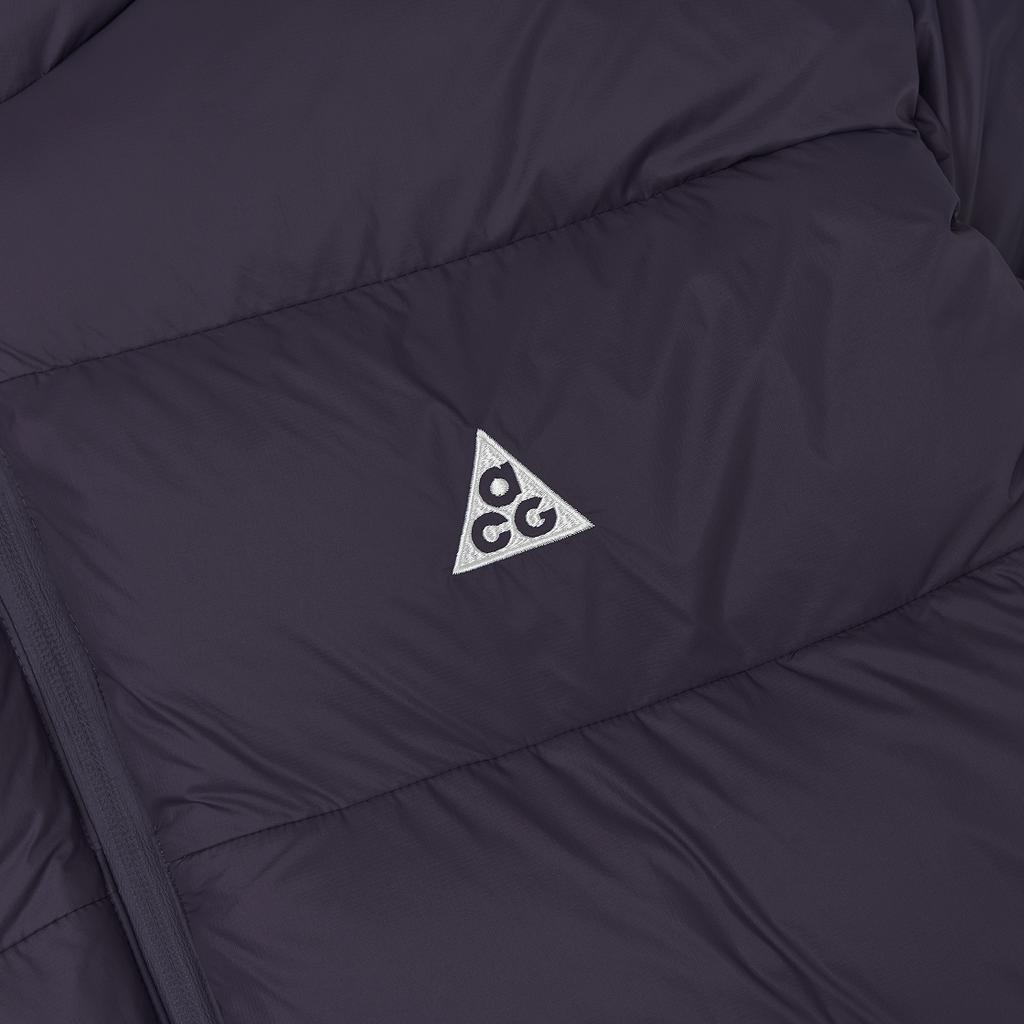 Nike ACG Therma-Fit Adv Lunar Lake PrimaLoft Свободный крой Однотонная хлопковая куртка с капюшоном Мужские куртки Насыщенно-виноградный FV8909-573