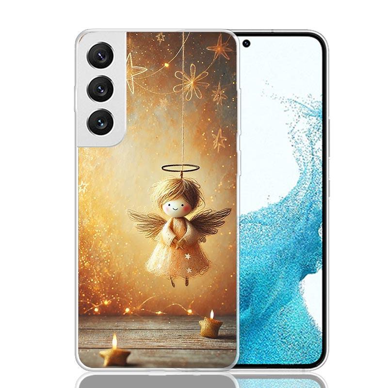 Милый чехол для телефона с изображением эльфийских ангелов для Samsung Galaxy S26 Ultra S23 S24 S25 Edge S20 FE S21 S22 Plus Мягкая печатная оболочка Чехол Fundas