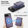 For Google Pixel 9 Pro/Google Pixel 9 Case JEEHOOD J09 RFID Blocking Card Holder Leather Back Phone Cover Magnetic Case