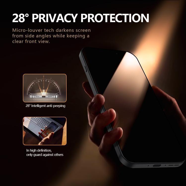 CF Series Full Screen HD Privacy Anti-Explosion Tempered Glass Screen Protector For Oneplus 15
