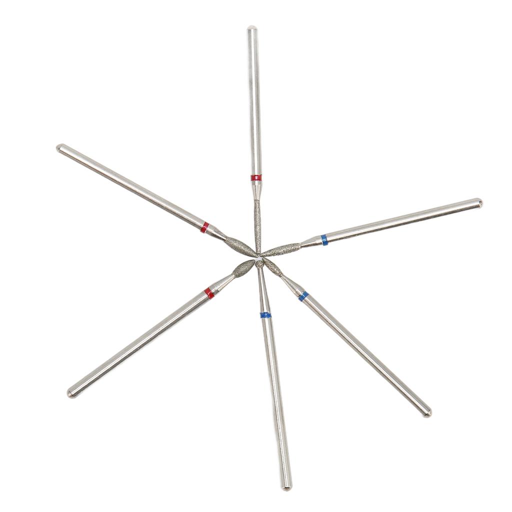 6 шт. фреза для удаления кутикулы, маникюр, портативная фреза для ногтей, педикюр