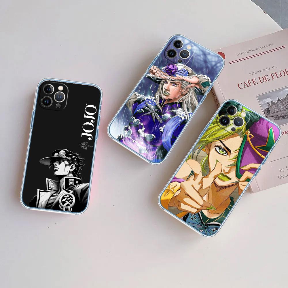 BF74 JoJos Bizarre Adventure Soft Shell Transparent Phone Case for Samsung Galaxy A04 A04S A14 A23 A34 A54 M23 M33 M52 M53