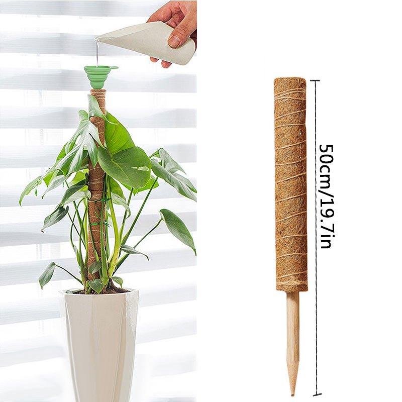 30/50 см палка для восхождения на растения кокосового мха палка кокосового мха пальмовые лозы палка поддержка растений расширение восхождение комнатные растения лианы