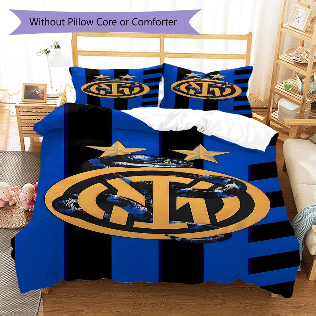 FCIM logo Pattern Bedding Quilt Set Quilt Cover Pillowcase Home Decoration Birthday Gift (1 * duvet cover + 2 * pillowcase, without core)
