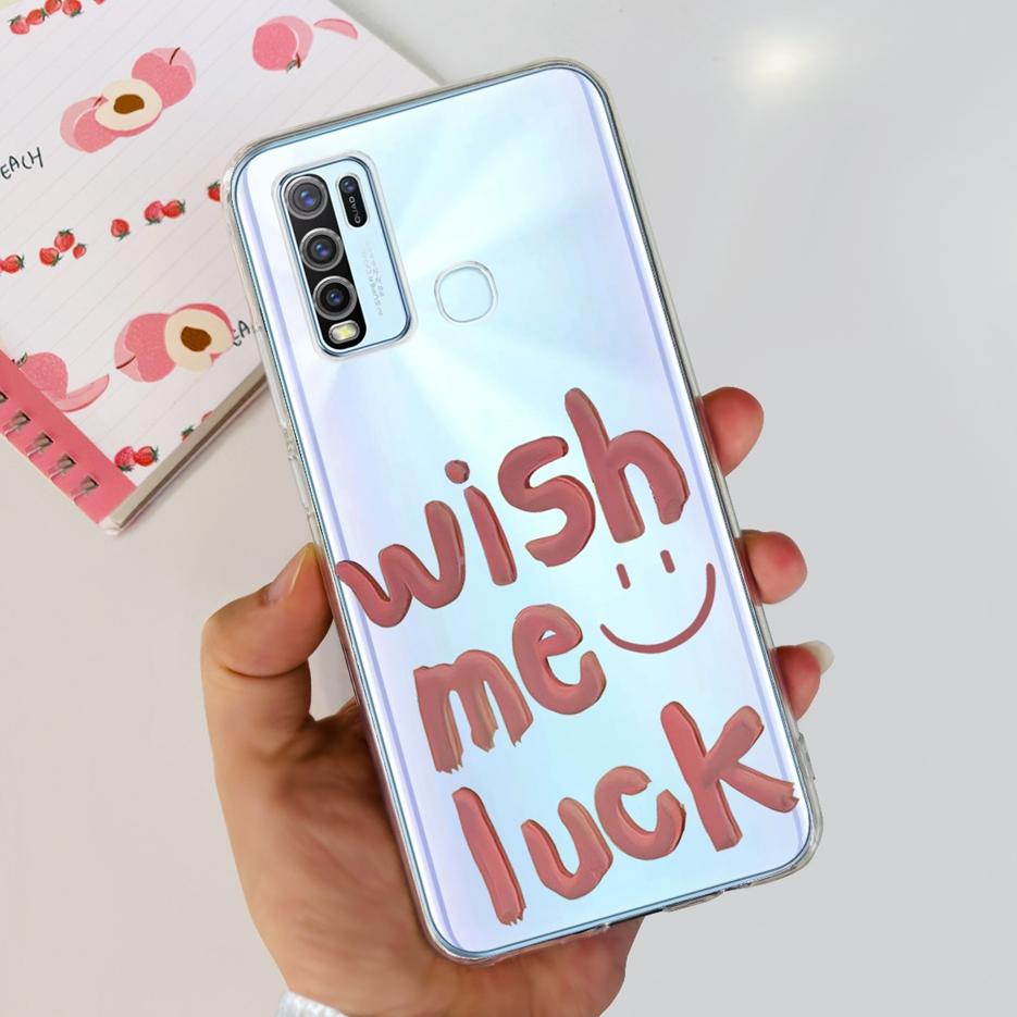 Чехол для Vivo Y30 Чехол для Vivo Y50 1935 1938 Новый Модный Расписной Чехол Прозрачный Силиконовый Мягкий ТПУ Чехол для Телефона Для Vivo Y50 Y 30 VivoY50 Сумки
