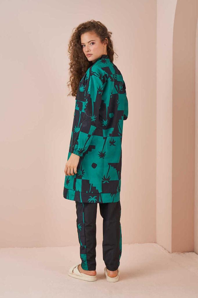 Женский Мусульманский Скромный Исламский Полный Чехол Буркини Пляжный Купальный Костюм Купальники Хиджаб Пляжная Одежда Купальник 