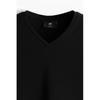 H M 3 Pack sliM FiT V Neck T sHirTs Black