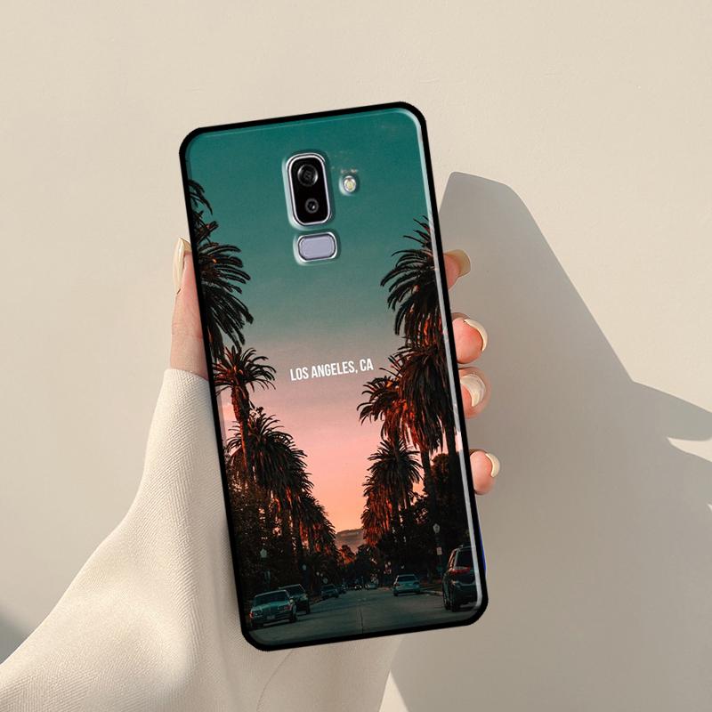 Чехол Лос-Анджелес Калифорния для Samsung Galaxy J3 J5 J7 2017 A3 A5 J1 2016 J4 J6 Plus A6 A7 A8 A9 J8 2018 Coque