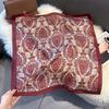 Модный шейный платок Имитация 70 Квадратный платок Женский Универсальный Высококачественный Шёлковый платок с принтом
