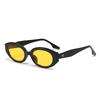 Retro small frame sunglasses personalized oval frame sunglasses street shot thin high-end sunglasses