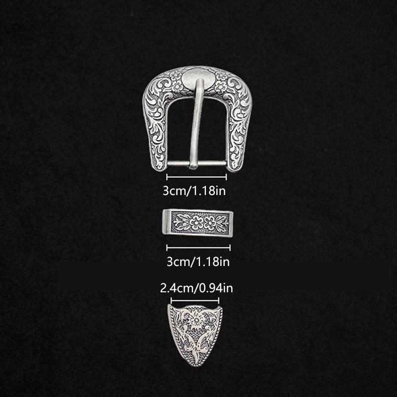 1 комплект аксессуаров для самостоятельного изготовления, аксессуары для ремня, ремонтный комплект, металлическая пряжка, винтажная кожаная поделка