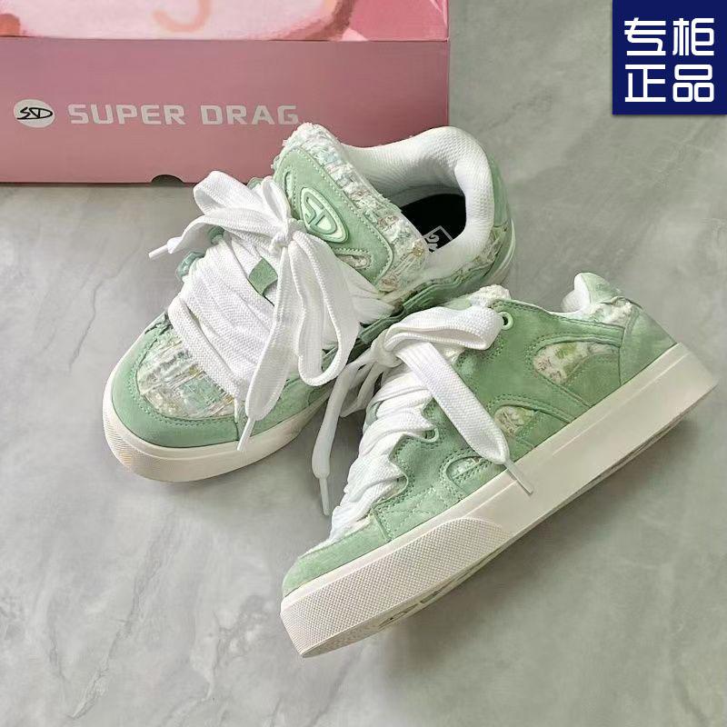 2024 осень и зима оригинальная повседневная обувь мужская и женская обувь Guochao новая обувь Xiaoxiangfeng из искусственного меха в стиле ретро