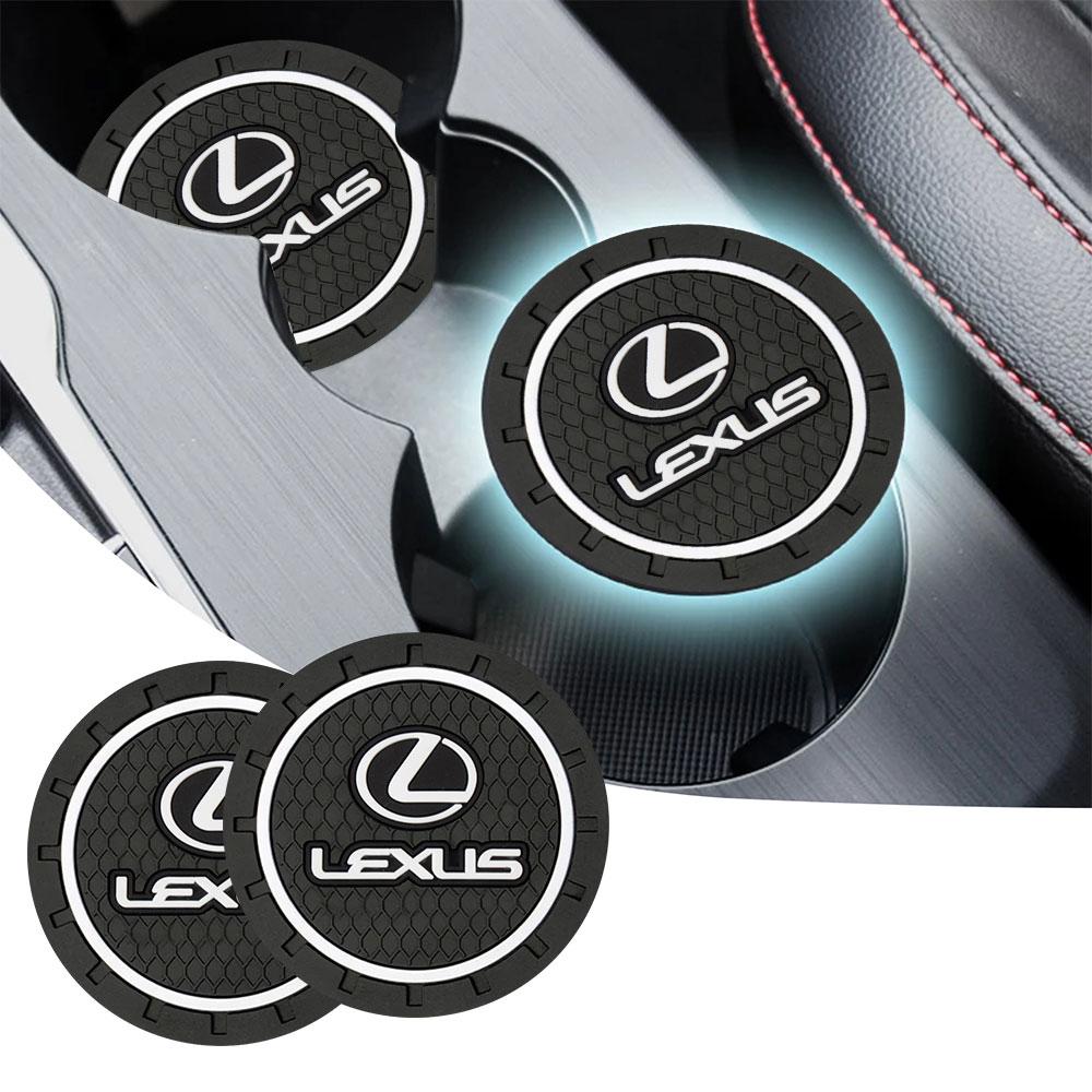Car Interior Coaster Water Cup Non-Slip Pad Silicone For Lexus F SPORT Plug-in Hybrid ES UX 300e GS GX IS LS LX CT LBX NX 350hFP0
