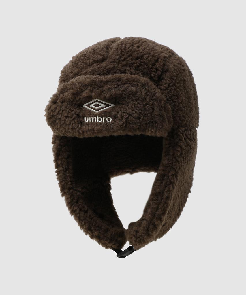 UMBRO Большая Логотип Зимняя Шапка-Ушанка Коричневая Uq323Ccp97