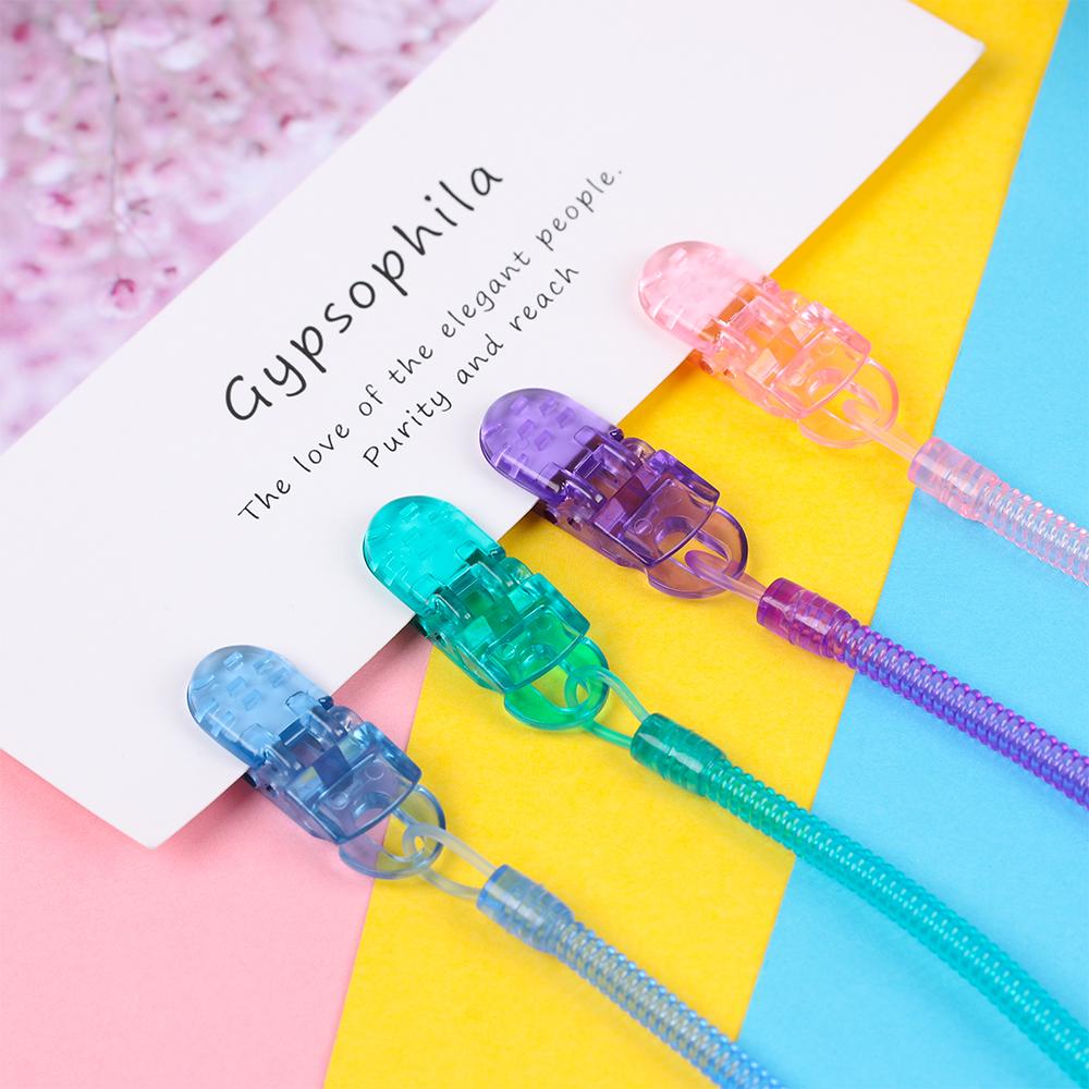1PC Anti-lost Chain Chew Toy Soother Baby Teething Dummy Clips Nipple Strap Pacifier Chain