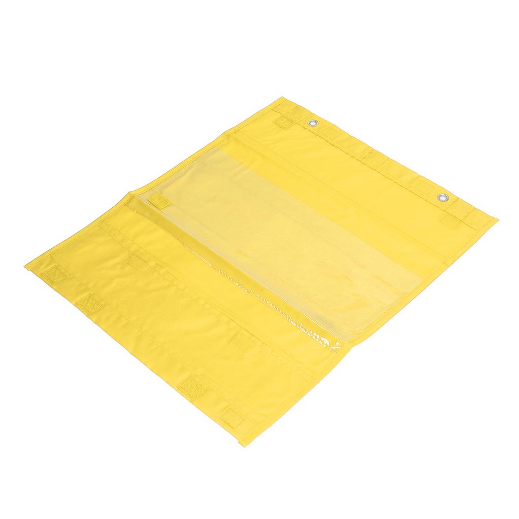 Magnetic Pocket Chart for Students 5 Rows Transparent Pockets Schedule Pocket Chart for Home School