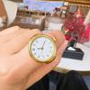 Women Men Fashion Gift Digital Watch Elastic Stretchy Rings Ring Watch Round Quartz Finger Rings