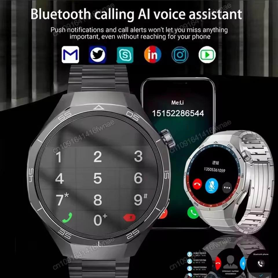 Новые часы Watch 5 Умные часы 5 Pro Мужские HD AMOLED Экран GPS Пульс Bluetooth Звонки IP68 Водонепроницаемые Мужские Умные часы Праздничные подарки