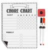 Inkdotpot Magnetic  Whiteboard Chore Chart Chore  Chart For  Refrigerator  - Dry Erase Behavior Chart For Kids