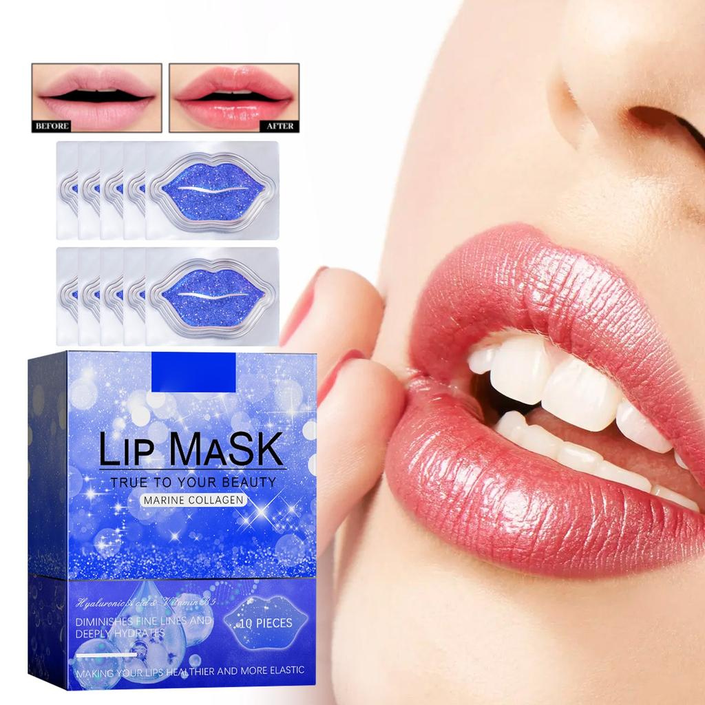 Коллагеновая маска для губ увлажняющая маска для губ пилинг от омертвевшей кожи пилинг для губ морщины маска для губ патч.10 мл