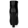 Allegra K Women's Platform Chunky Heel Ankle Boots, Black, Size 24.0 cm