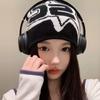 Y2K Knitted Letter Beanies Star Ins Skullies Cool Pullover Hats  Outdoor