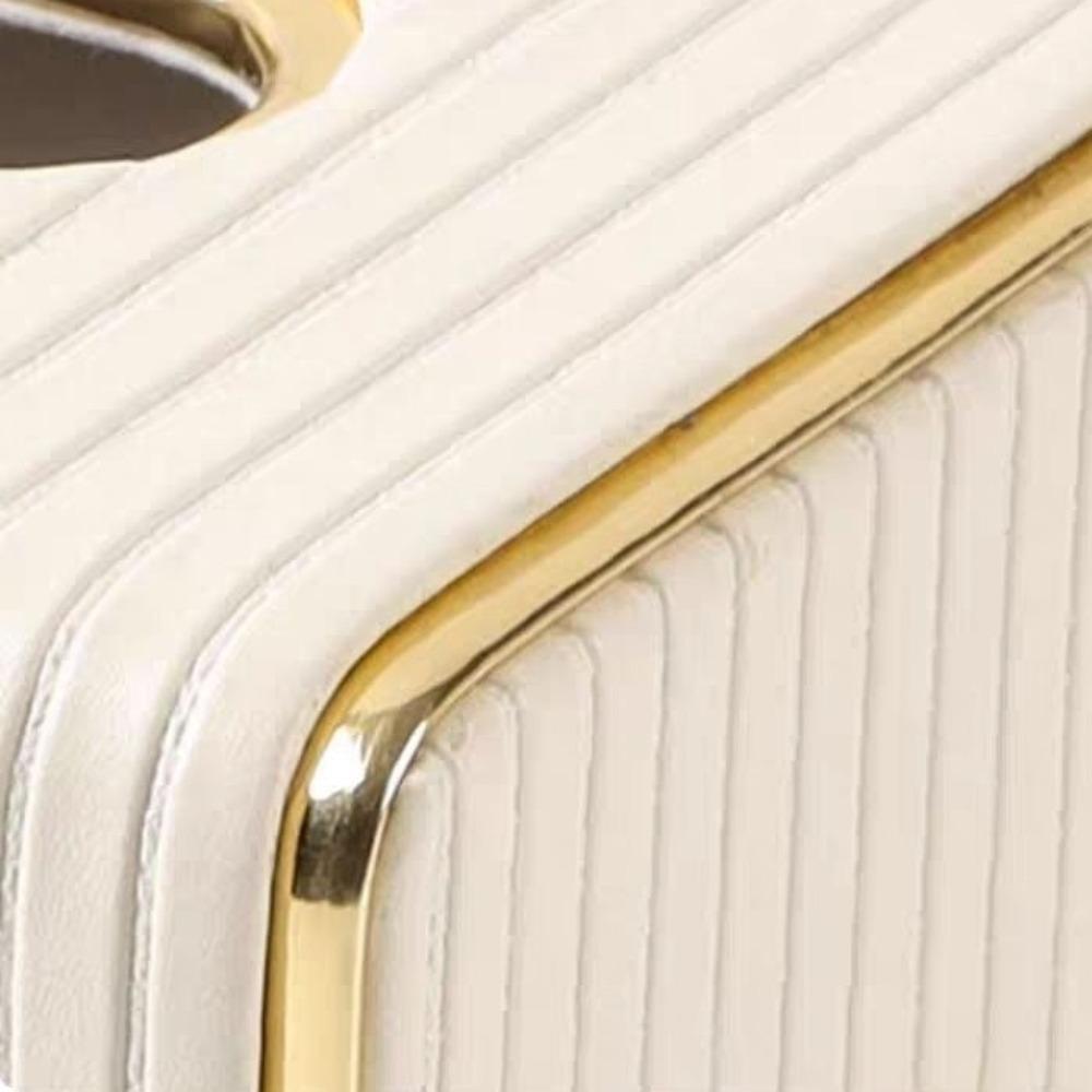 High Quality Streak Tissue Box Exquisite Paper Storage Container Modern Napkin Holder  Living Room