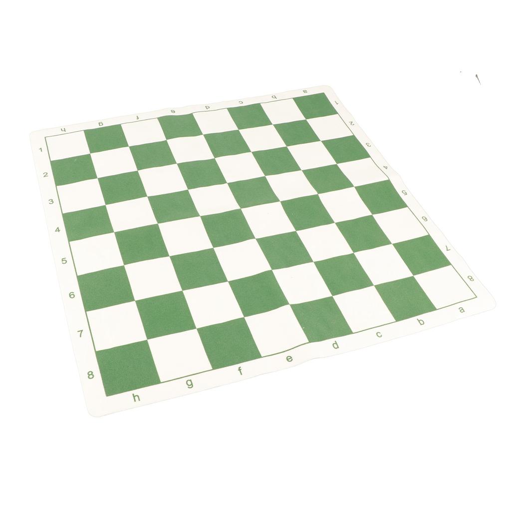 Chess Set Plastic Chess Board Set Desktop Artificial Leisure Game with Leather Checkerboard for Party Camping Relaxing