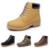 Уличные кожаные мужские ботинки, весенне-осенняя и зимняя мужская обувь, ботильоны, мужская зимняя обувь для работы, большие размеры 39-46
