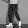 New men's, American ruffian handsome versatile sports tote overalls, camouflage loose casual pants elastic