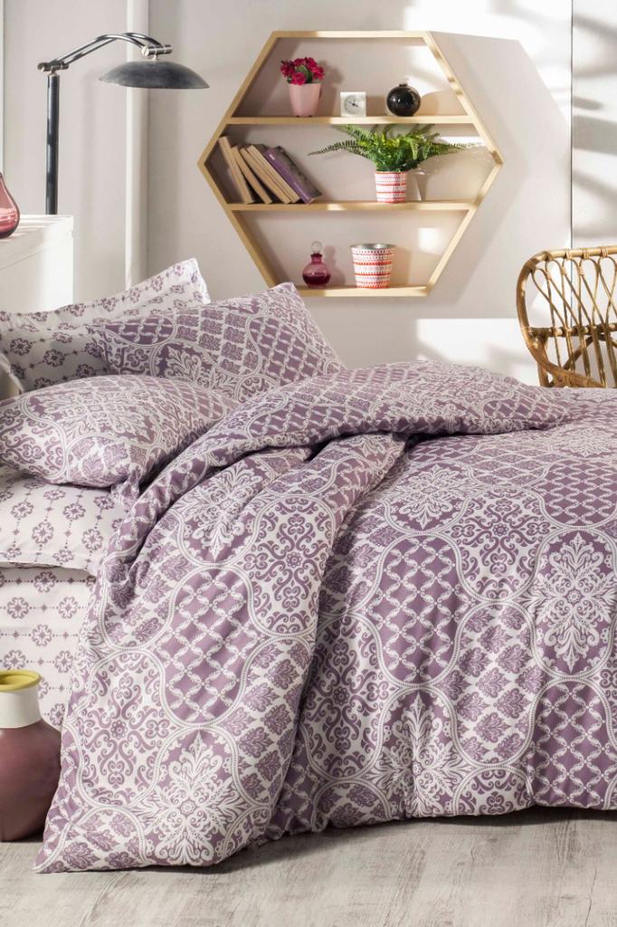 Double Ranforce Duvet Cover Set 100% Cotton Elegance