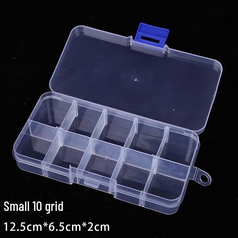 Пластиковая шкатулка для хранения украшений со съемной крышкой для сережек, браслетов и ожерелий