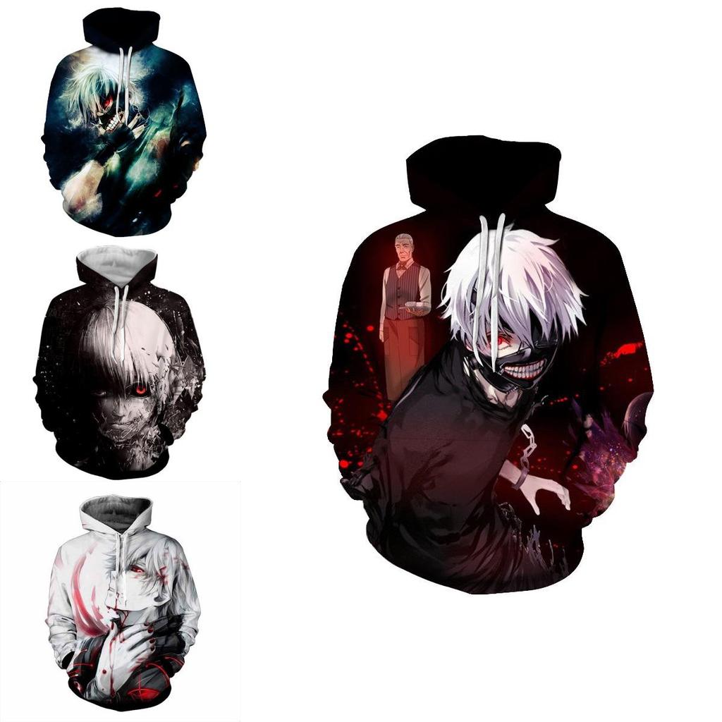 Brin Sweatshirt Unisex Tokyo Ghoul Cosplay Sweater Capuche Sweat Pullover Hoodie