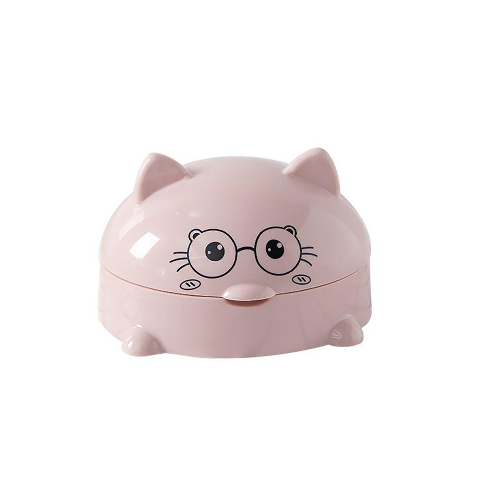 Cute Soap Holder Bathroom Cartoon With Cover Soap Box Soap Dish