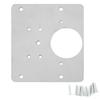 1-10Sets Stainless Steel Hinge Repair Plate Kits Cabinet Door Hinges Mounting Tool with Screw Flat Fixing Brackets Hardware Tool