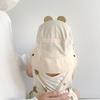 Embroidery Sun Cap Cartoon Bear Ear Kids Panama Hat New Summer Baby Hat  Boys Girls