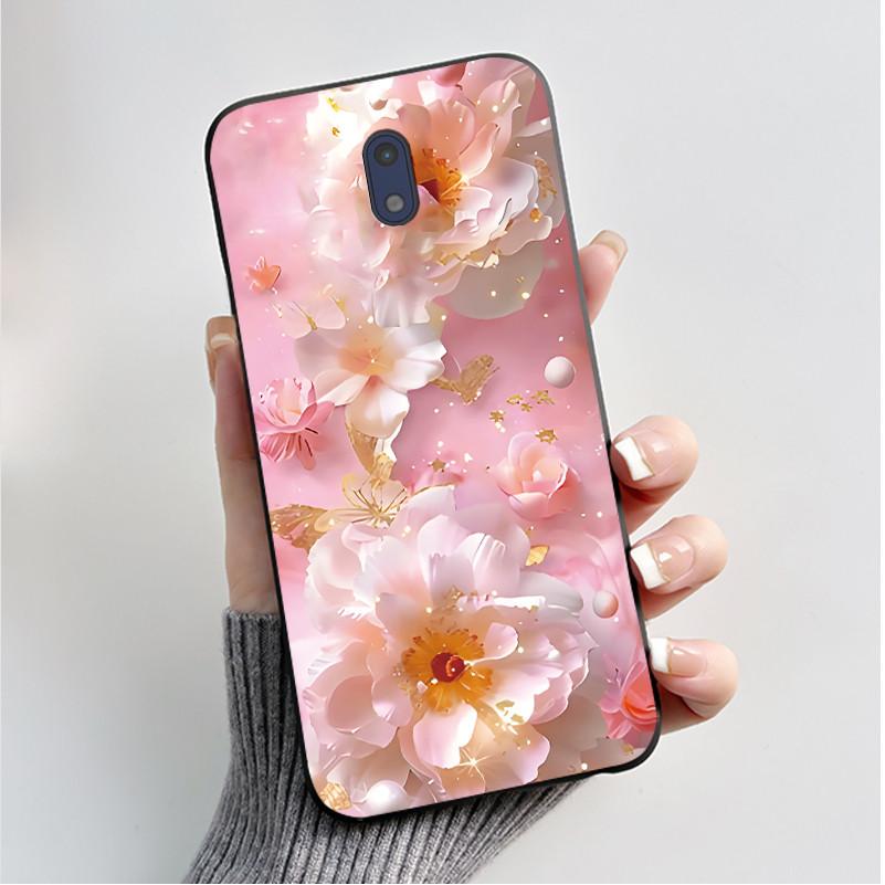 For Nokia 3 Case For Nokia 3.1 Phone Case Luxury Fashion Butterfly Flowers Soft Slim Black Silicone Back Cover for Nokia3 Casing