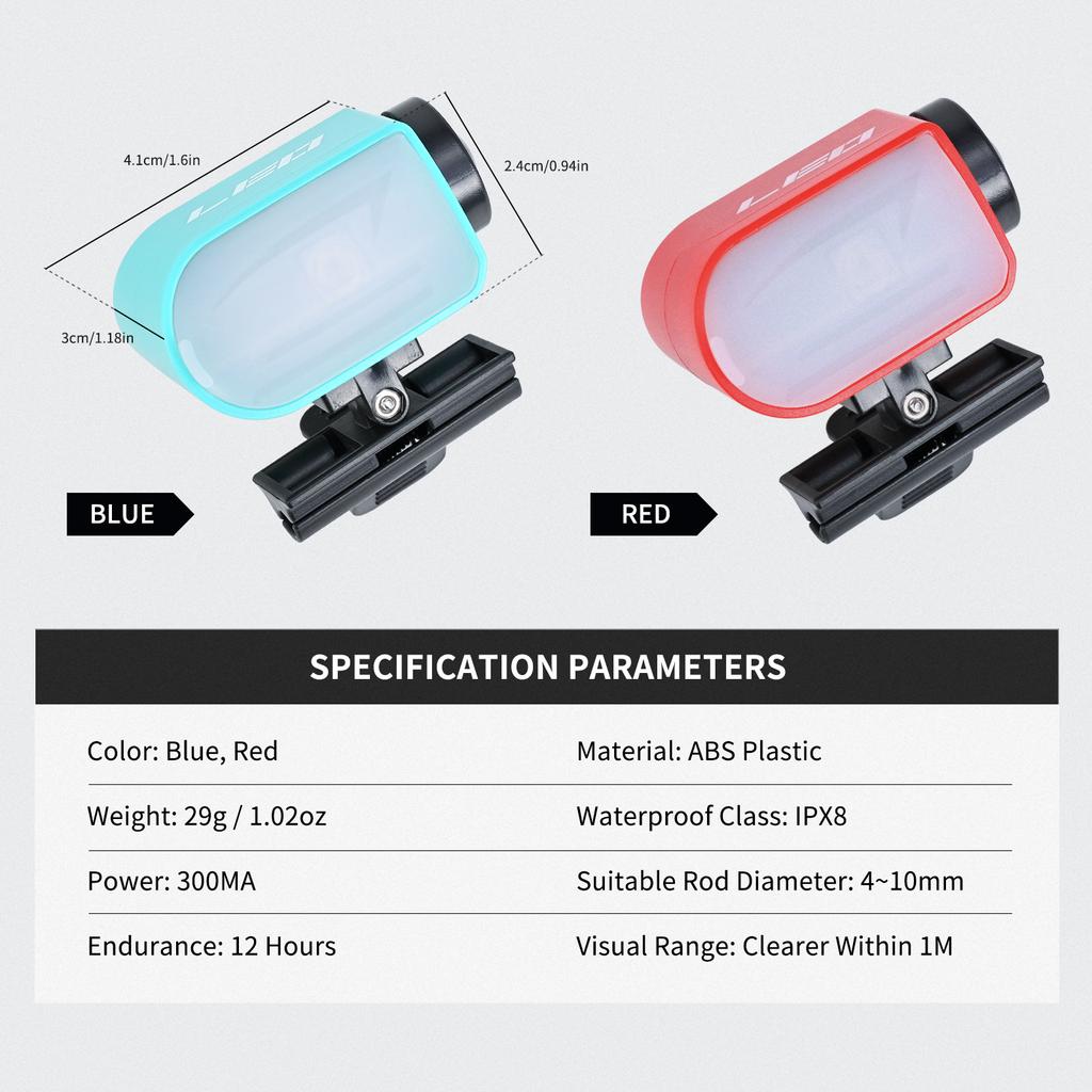 Прочная светодиодная подсветка с зарядкой через USB, удобная для переноски, легкий вес