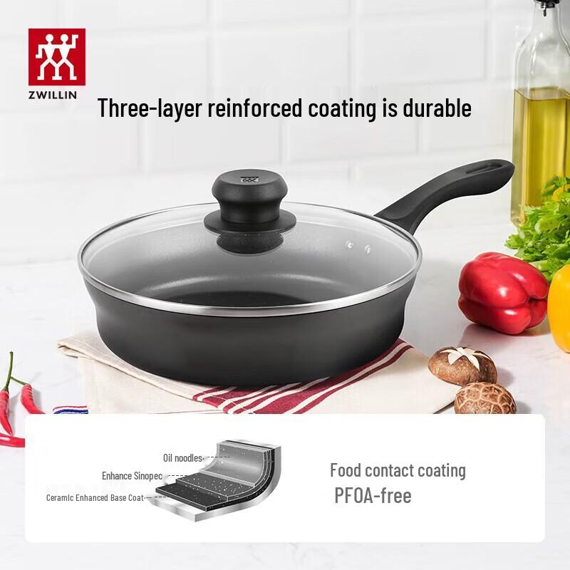 ZWILLING Motion L 26cm Non-Stick Frying Pan with Lid
