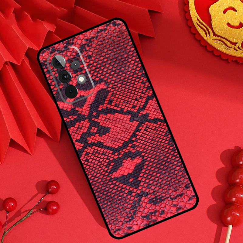 Чехол под змеиную кожу для Samsung Galaxy M55 M35 M15 M11 M12 M13 M14 M06 M16 M36 M56 M31 M53 M32 M52 M34 M54