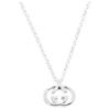 Серия Double G 3D кулон-ожерелье Double G Унисекс ожерелье Серебро 190484-J8400-8106