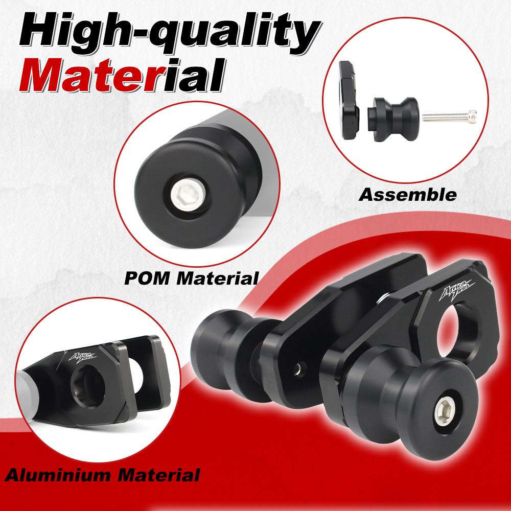 Swingarm Slider Spools Stand Bobbins Fit For CB650F CB650R CBR650F CBR650R CRF1000L Africa Twin ADV Cotton Reels (Offset)