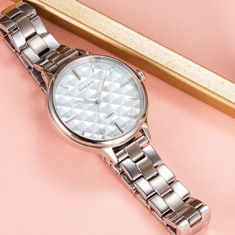 Casio Женские часы SHEEN Синие SHE-4545D-2AU