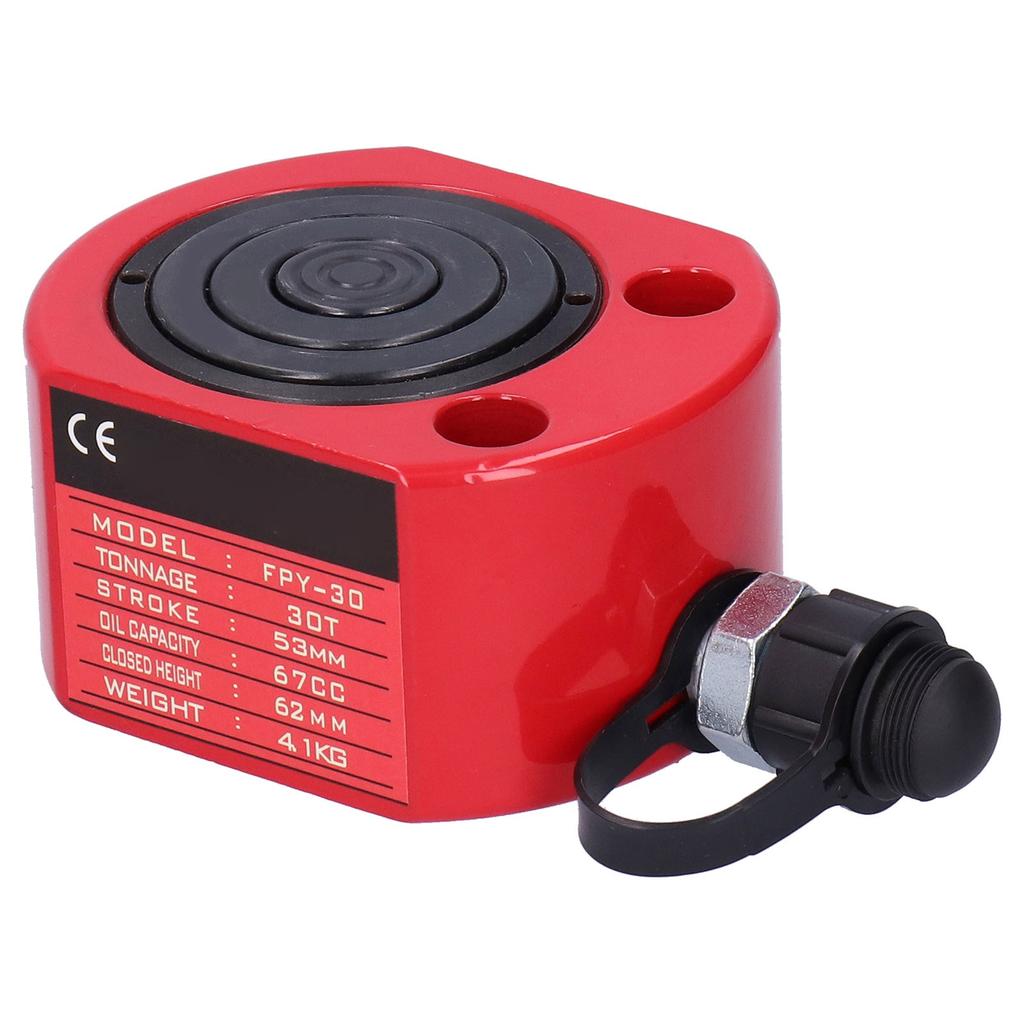 Гидравлический цилиндр тонкого типа 30T с отдельным полым отверстием, промышленные принадлежности FPY?30