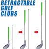 Детский набор клюшек для гольфа с выдвижным пусковым устройством для клюшек 9 мячей для занятий спортом в помещении и на открытом воздухе
