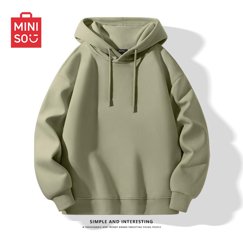 MINISO Мужская толстовка с капюшоном свободного кроя