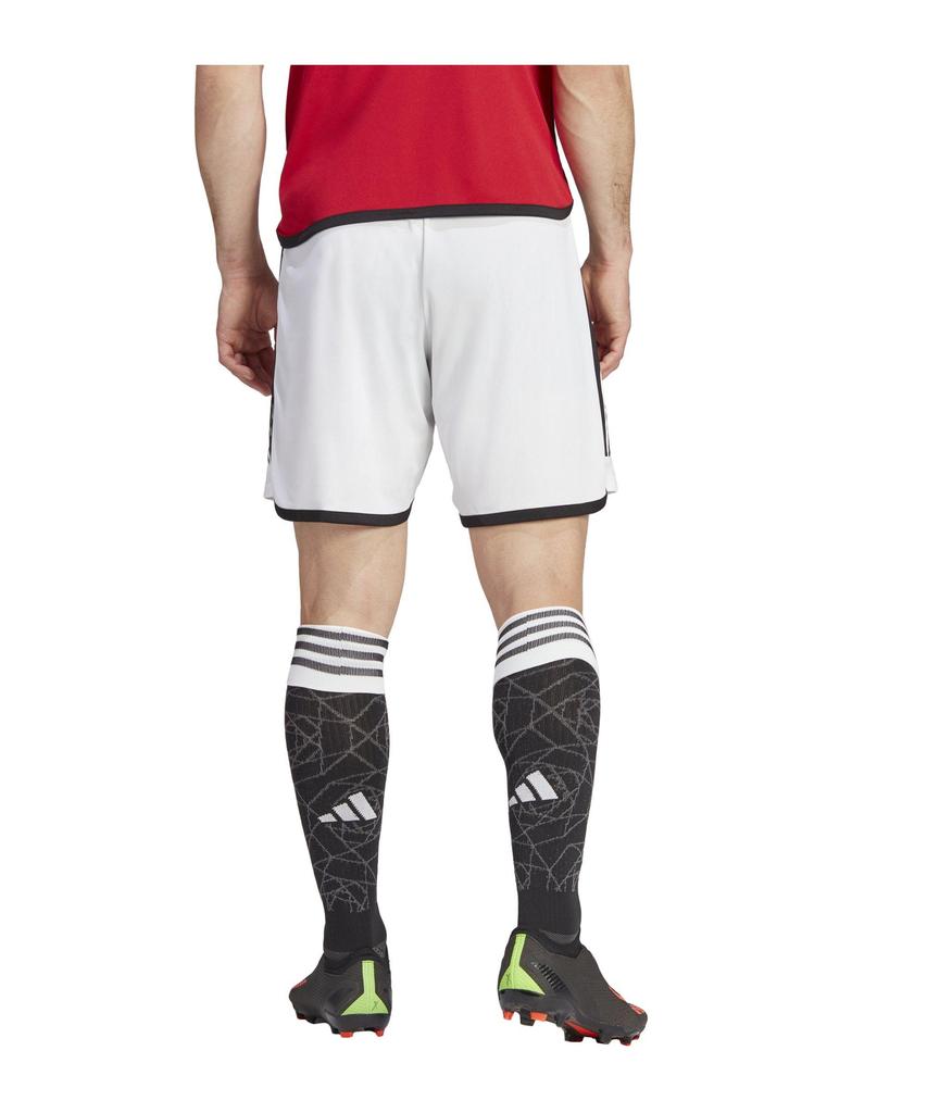 Adidas Manchester United 23/24 Home Shorts 100% recycled polyester white